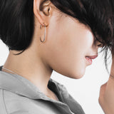 Unique Earrings/Double Ring, Edgy Ring/Earrings
