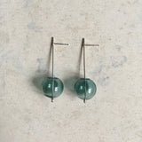 Sleek Glass Earrings: Modern Minimalist Statement Pieces