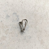 Minimalist contemporary brooch | Hart brooch| Silver handmade brooch