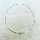 Dainty Choker,Simple Choker , Sterling Snake  chain Choker I Minimalist Choker