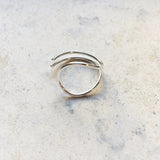 Organic Hand Shaped Adjustable Ring