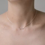 Dainty Necklace I Minimalist Silver Necklace I Boobies necklace I Feminist necklace