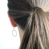 Unique Statement earrings I Silver earrings I Minimalist earrings