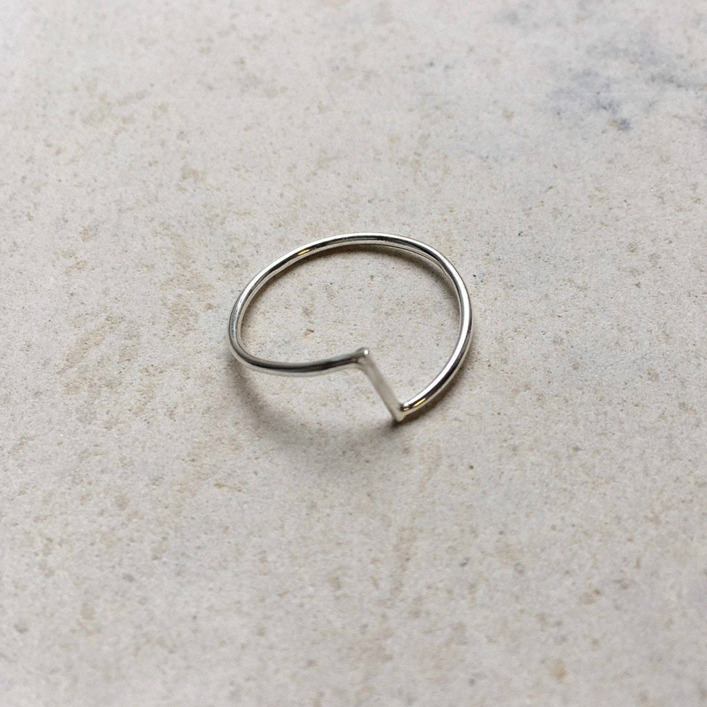 Dainty ring, unique stackable ring