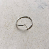 Dainty ring, unique stackable ring