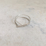 Statement ring I Sterling Silver ring I Minimalist ring I ''Find a way'' ring