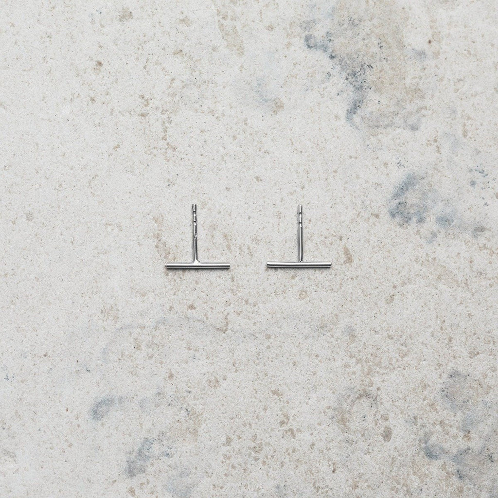 Line earrings I Minimalist Slim Earrings I Bar Studs I Silver earrings
