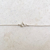 Minimalist necklace I Dainty necklace | Circle pendant | 925 Sterling Silver |