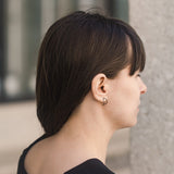 Unique earrings I Huggie earrings I Dainty earrings I Minimalist earrings