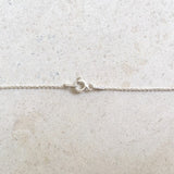 Dainty Necklace I Minimalist Silver Necklace I House necklaceI Hand made necklace
