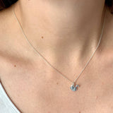 Origami necklace I Dainty Necklace I Minimalist Silver Necklace I Gift for her swan necklace