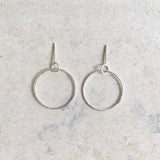 Unique hoops, statement playful earrings. geometric earrings