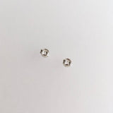 Tiny silver earrings I Dainty teardrop earrings