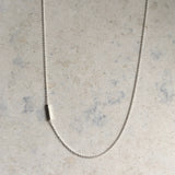 Dainty Necklace I Minimalist Silver Necklace I Bar necklace