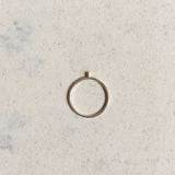 Dainty silver ring I Little tube ringI Stackable ring I Stacking ring