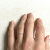 Dainty silver ring I Little hug ringI Stackable ring I Stacking ring