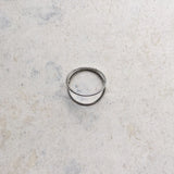 Statement ring I Sterling Silver ring I Minimalist ring I ''Double reality'' ring