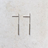 Unique line minimalist earrings