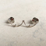 Minimalist contemporary brooch | Feminist brooch| Silver handmade brooch