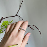 Minimalist ring, unique geometric ring, anti stress ring