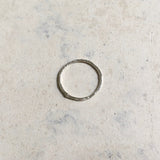 Dainty silver ring I minimalist ring I Stackable ring I Hammered ring