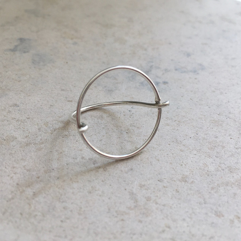 'Symbiosis'' Geometric Hand Shaped Ring